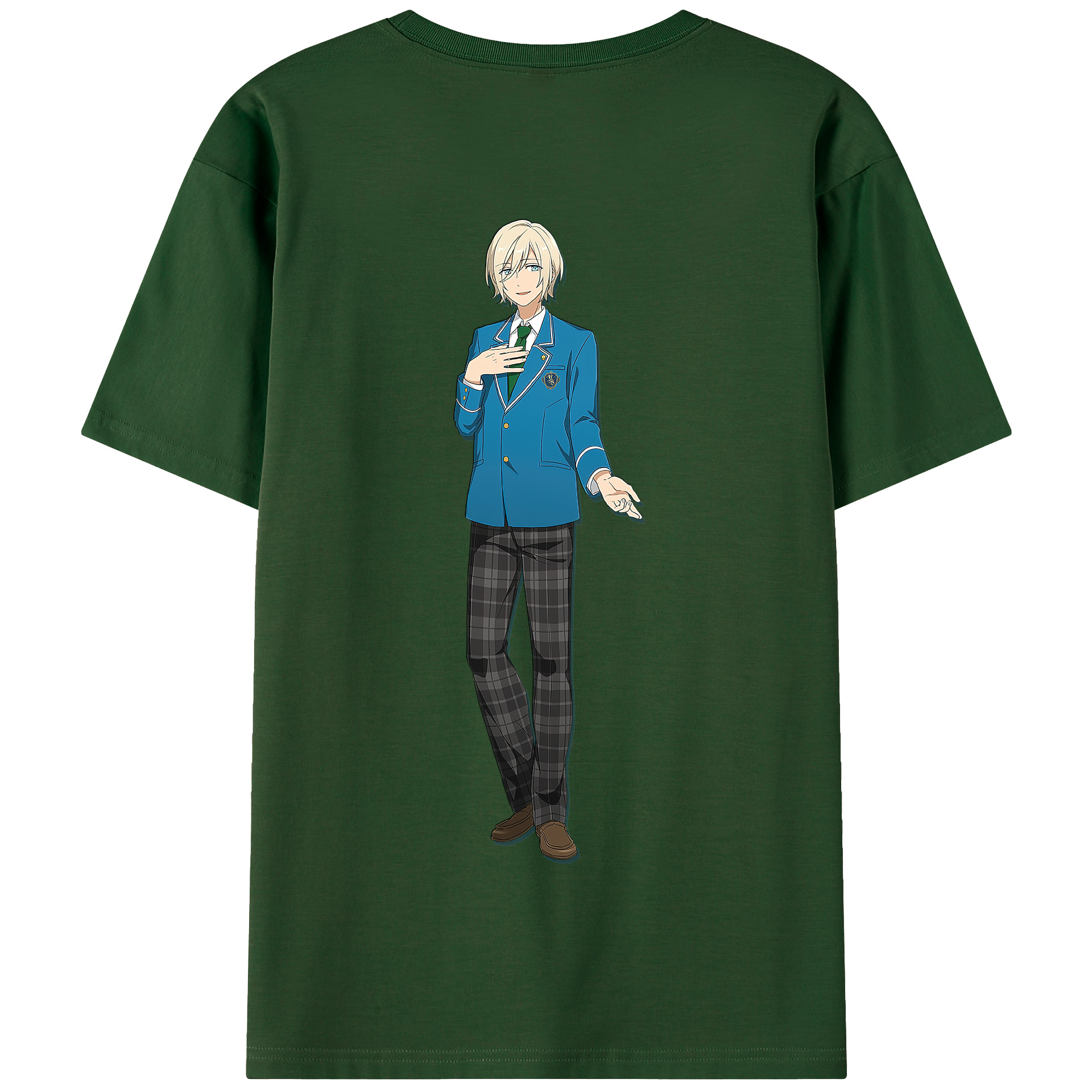 （画像用） あんさんぶるスターズ! Ensemble Stars 綿100％半袖Tシャツ（背面プリント）